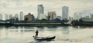 Gravura fine art. Bacia do Pina